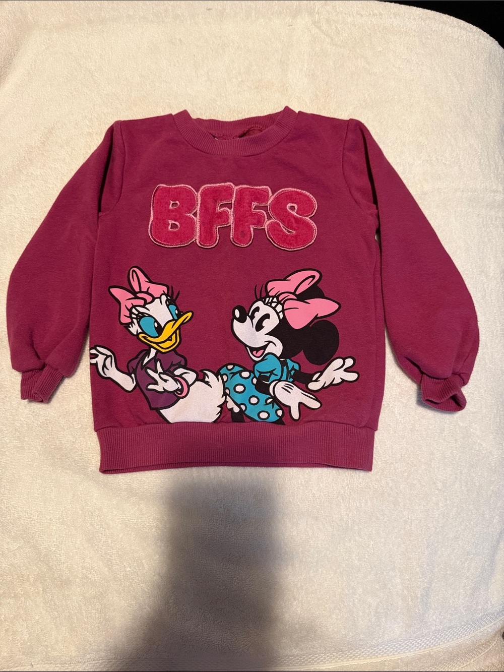 Disney Pink BFFS Minnie & Daisy Pullover Sweatshirt